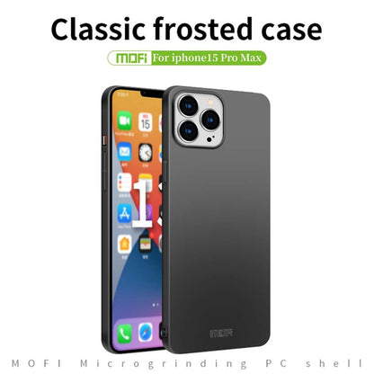 MOFI Hard Cover für Apple iPhone 15 PRO MAX ultradünne Handyhülle Matt Frosted
