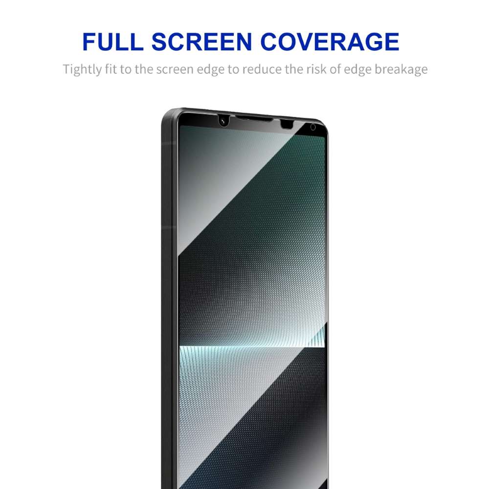 Schutzglas für Sony Xperia 1 V Full Cover Full Glue Tempered Glass Schutz Folie