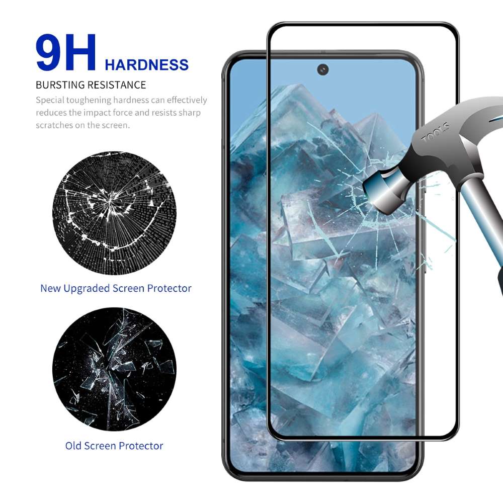 Schutzglas für Google Pixel 8 PRO Full Cover Full Glue Tempered Glass Folie Film