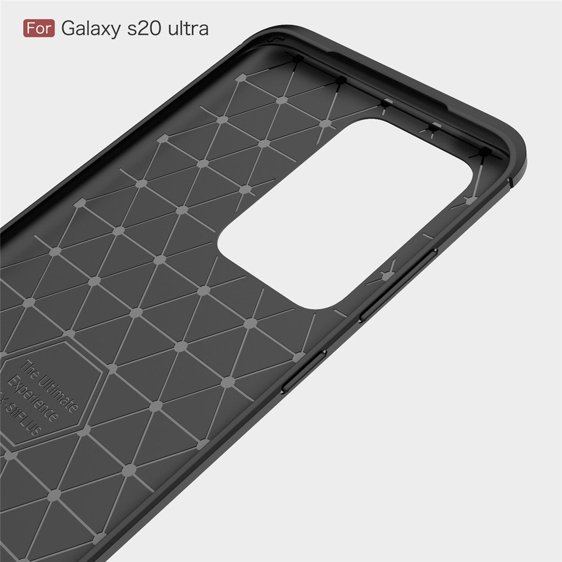 TPU Hülle für Samsung Galaxy S20 ULTRA Carbon Fiber Skin Brushed Schutzcover