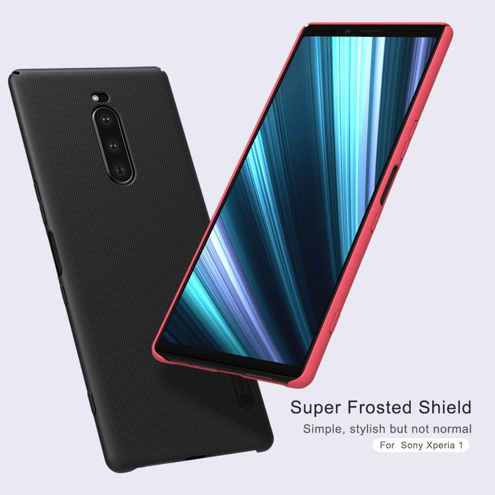NILLKIN Hard Case für Sony Xperia 1 Super Frosted Handy Cover Schutz Hülle Shell