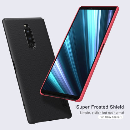 NILLKIN Hard Case für Sony Xperia 1 Super Frosted Handy Cover Schutz Hülle Shell